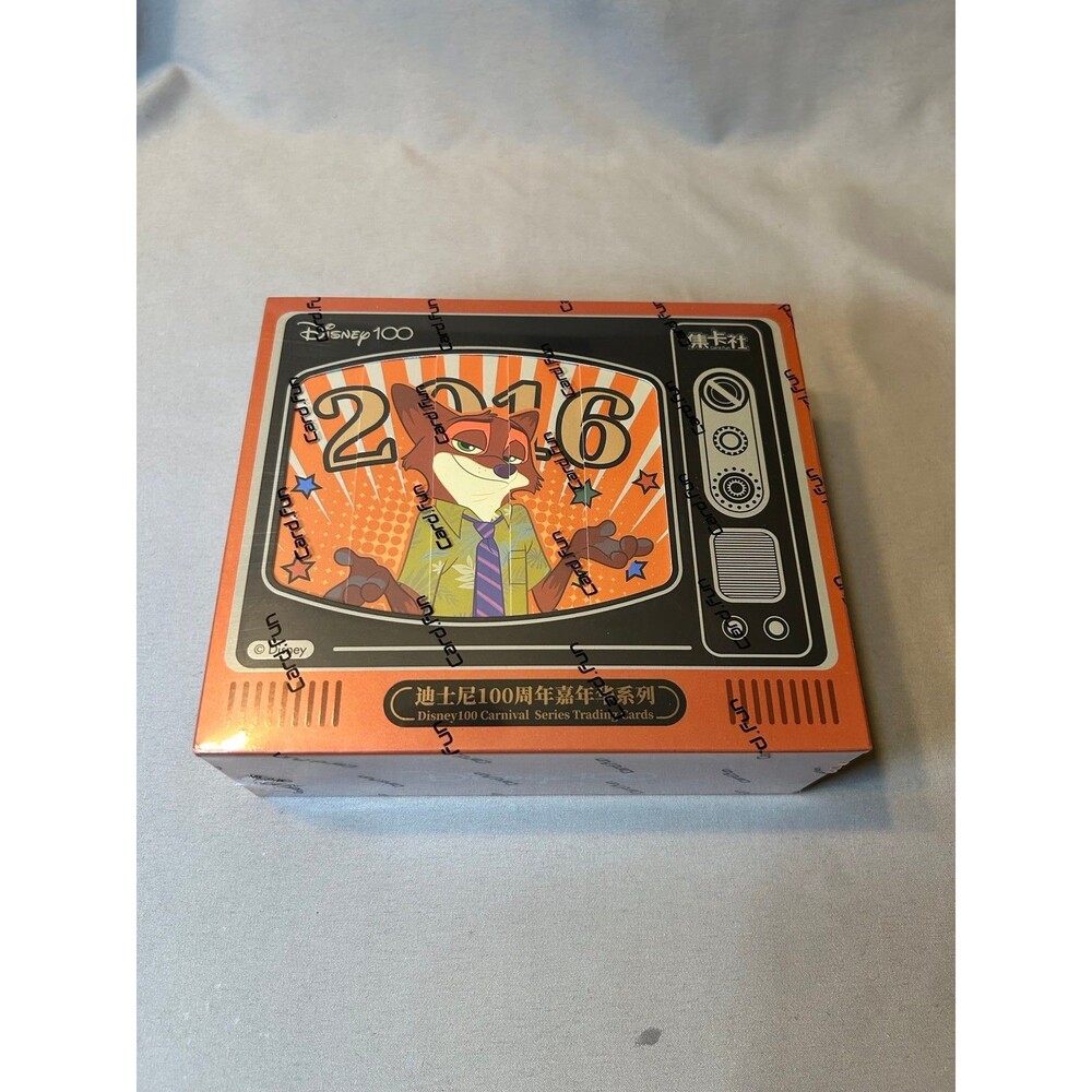 Disney 100 Card Fun Carnival Sealed Zootopia Nick Wilde Box (PM)
